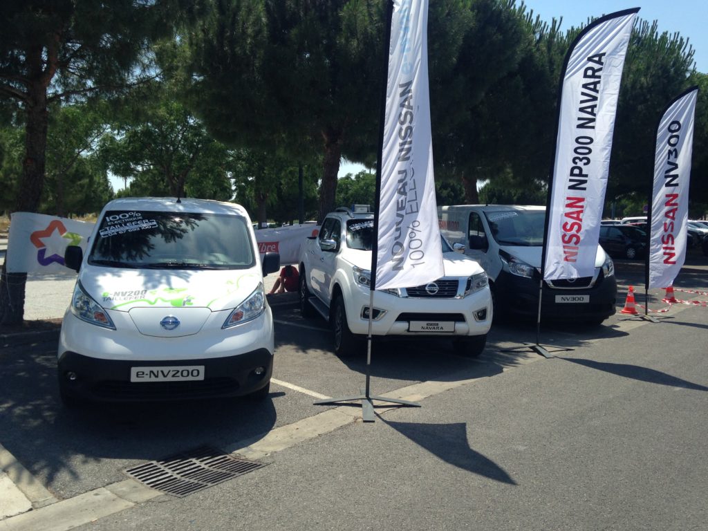 La gamme Nissan Utilitaires à l'Odyssée de la pétanque de Montpellier